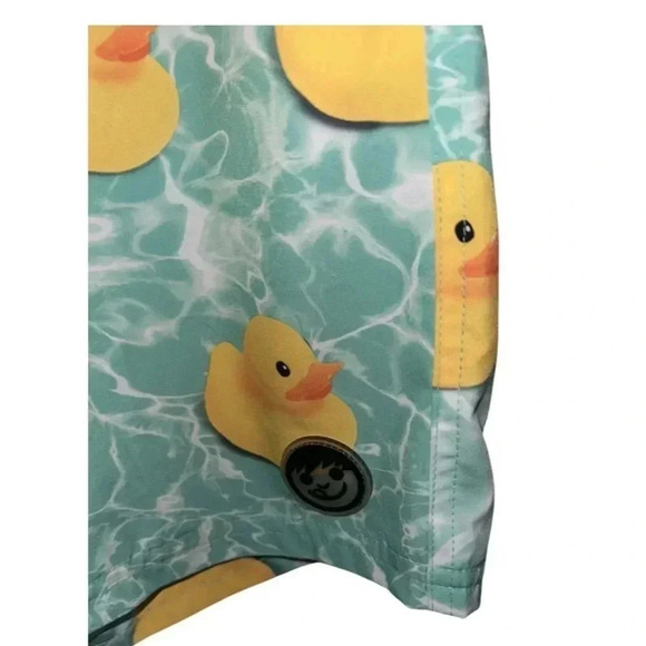 Neff Mint Green Rubber Ducks Swim Shorts Size Small - Picture 8 of 8